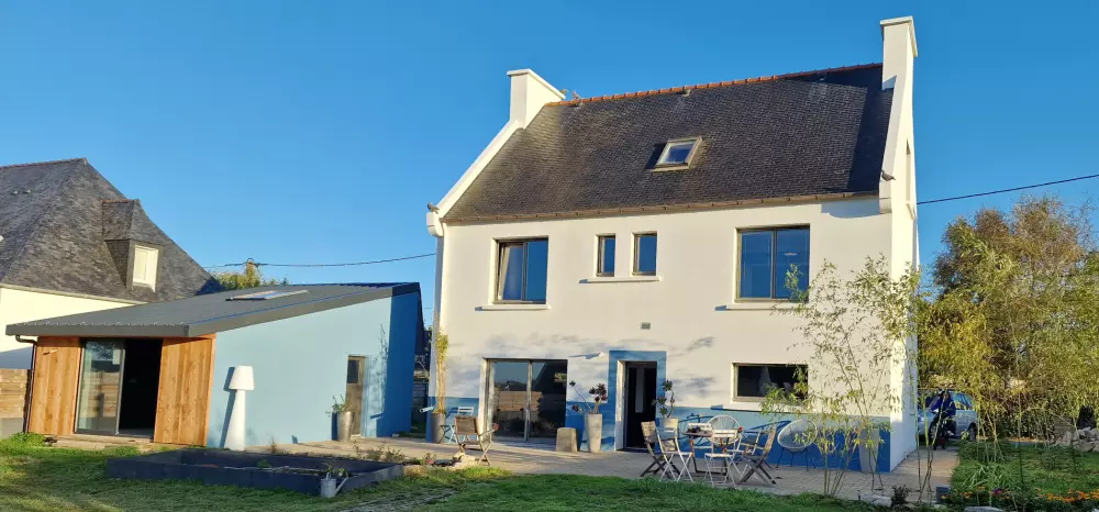 Vue extérieure de la terrasse CocoLéon 